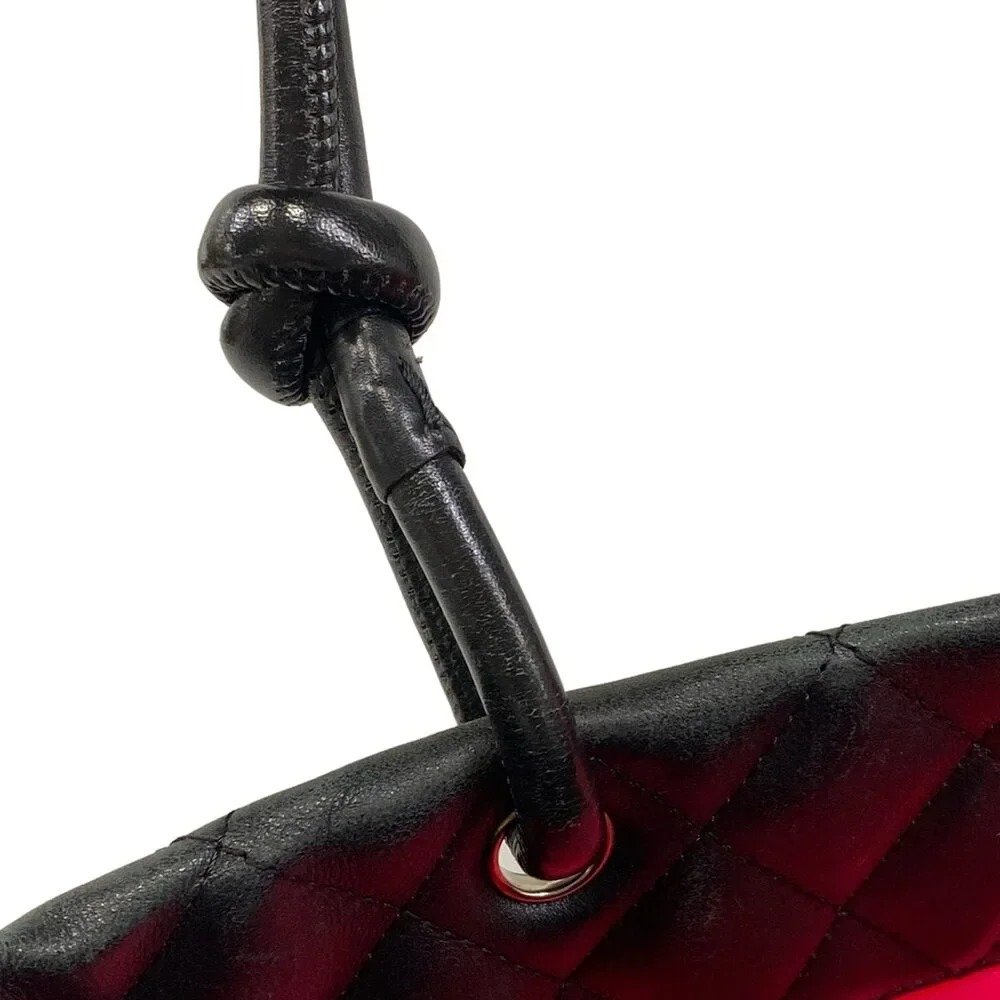 Chanel Cambon Line Medium Tote Bag A25167 Black White